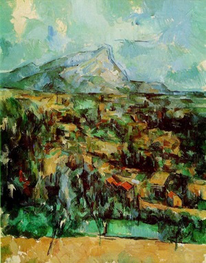 Paul Cézanne, Mont Sainte-Victoire, 1902. Oil on canvas. Estate of Henry Pearlman, New York.